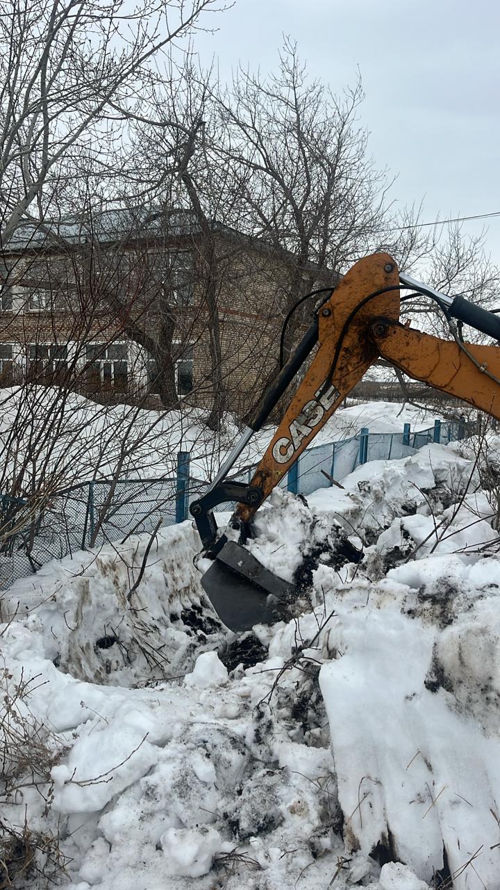 "Таза Қазақстан" экологиялық бағдарламасы аясында Тельман ауылдық округінде су тасқынына қарсы жұмыстар жүргізілді.