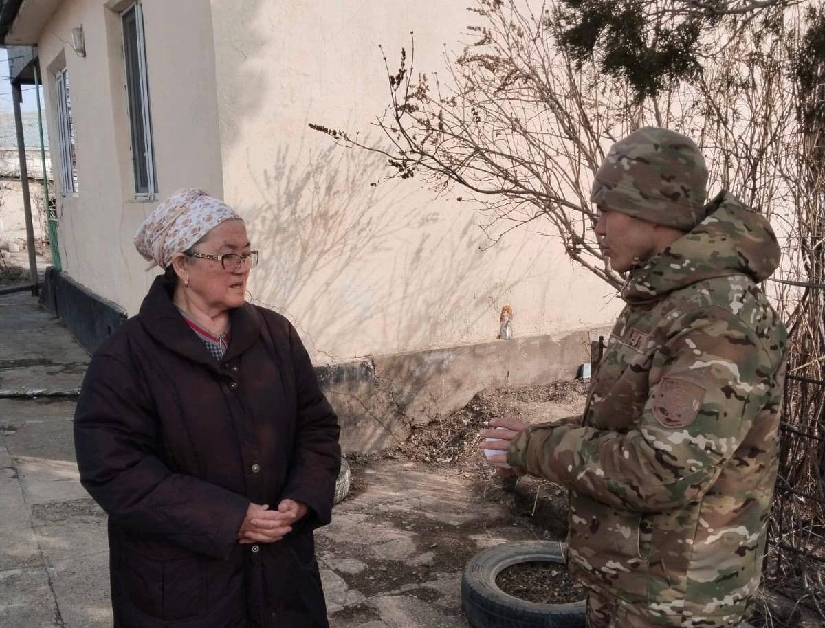 В Сарысуском районе проводятся профилактические работы по пожарной безопасности