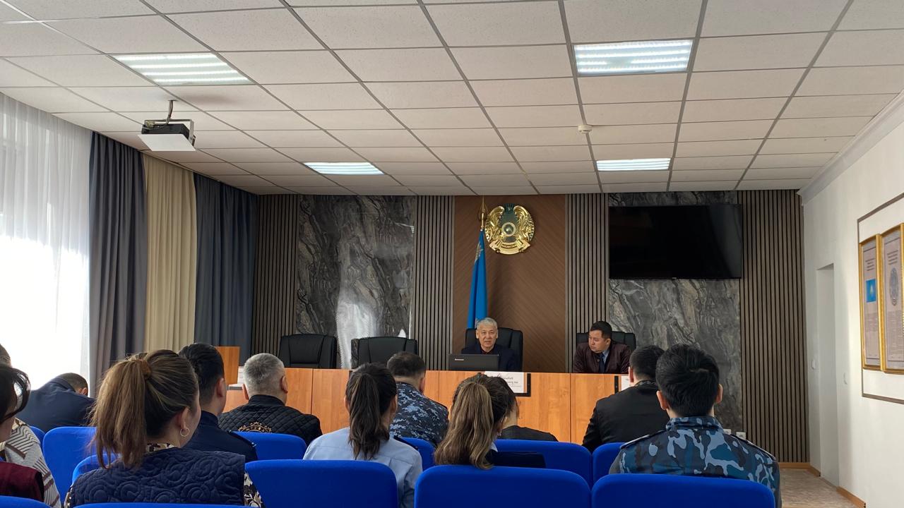 №62 мекемесінің жеке құрамына құқықтық сағат өткізді