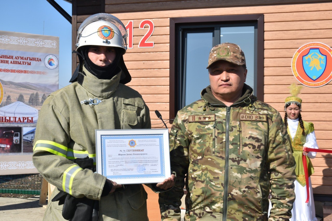 Қазақстанда 164-ші «Ауыл құтқарушылары» ерікті өрт сөндіру пункті ашылды