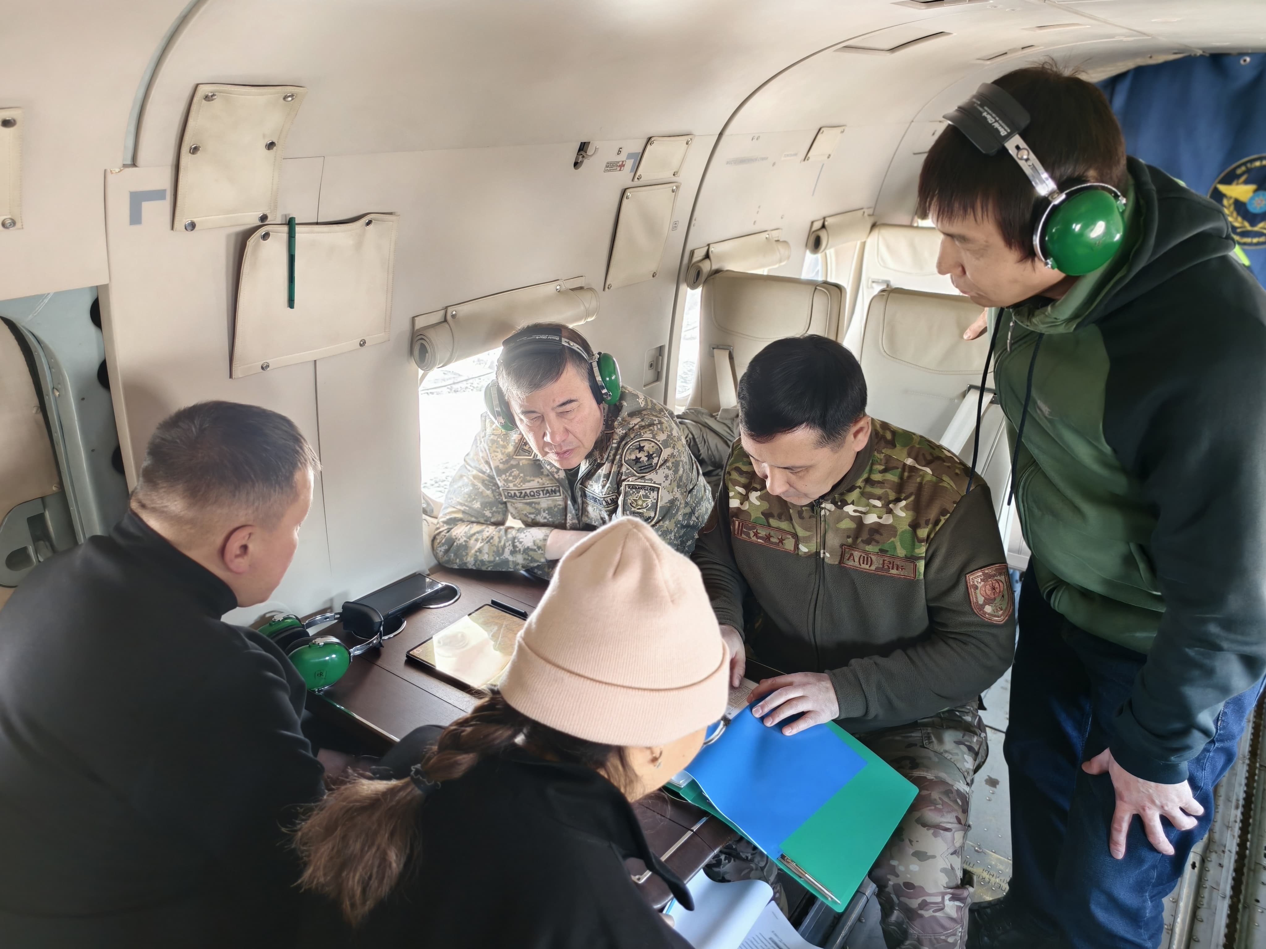 ШҚО-да су тасқыны қаупі бар учаскелерге әуеден барлау жүргізілуде