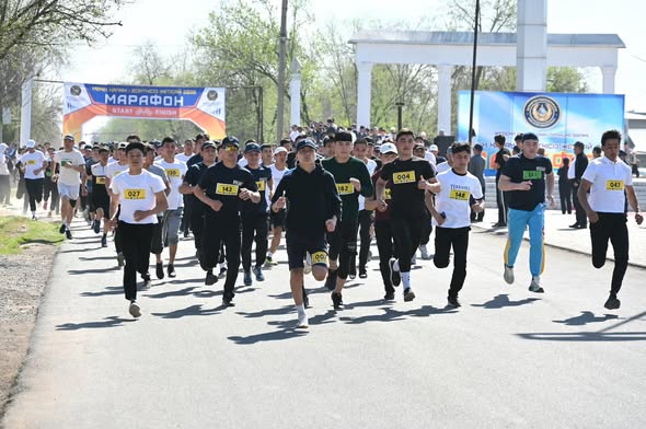 ТҮРКІСТАН: ЖЕТІСАЙДА ЕСІРТКІГЕ ҚАРСЫ МАРАФОН ӨТТІ