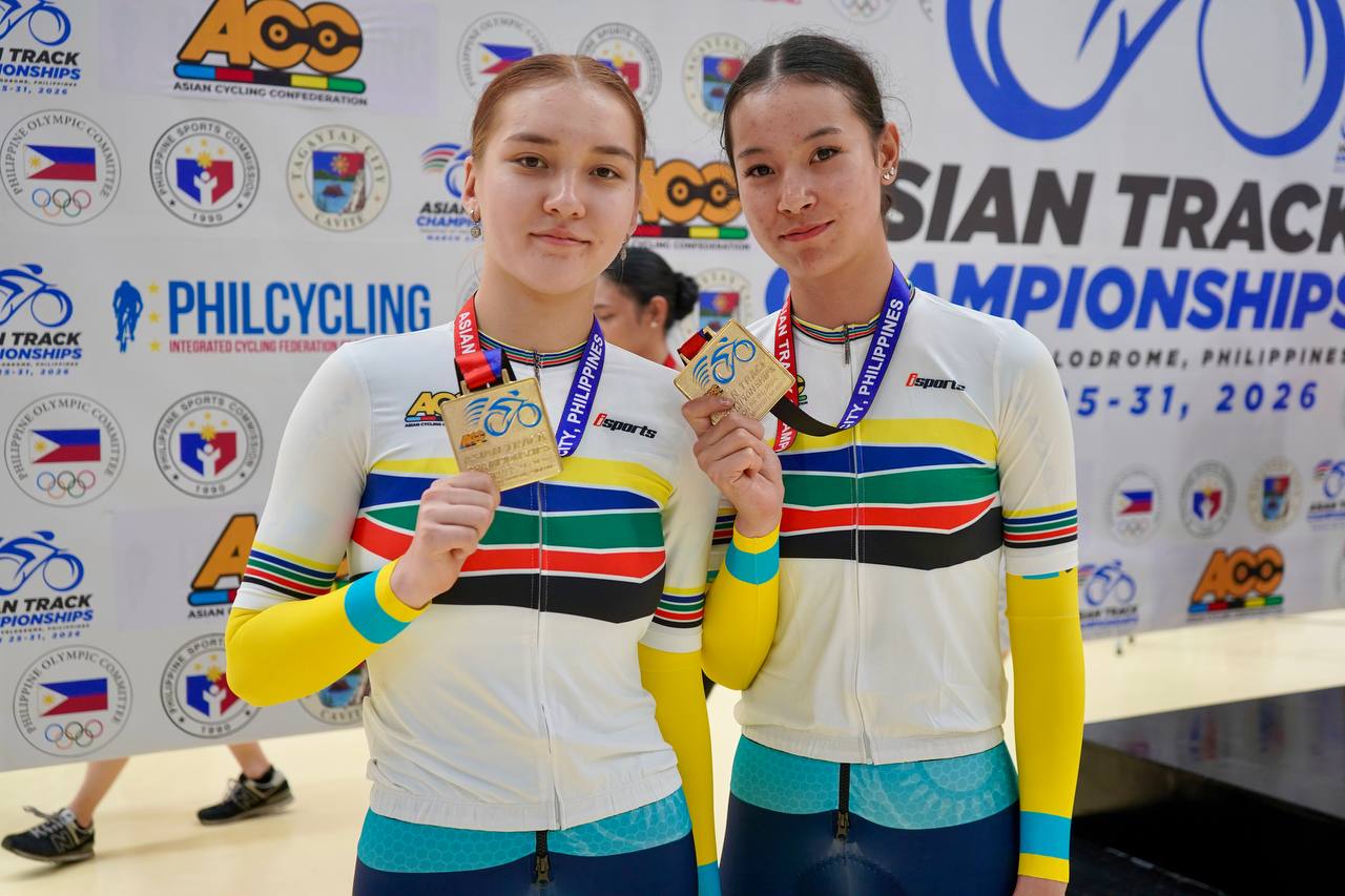 Казахстанские юниорки завоевали вторую золотую медаль чемпионата Азии по велотреку