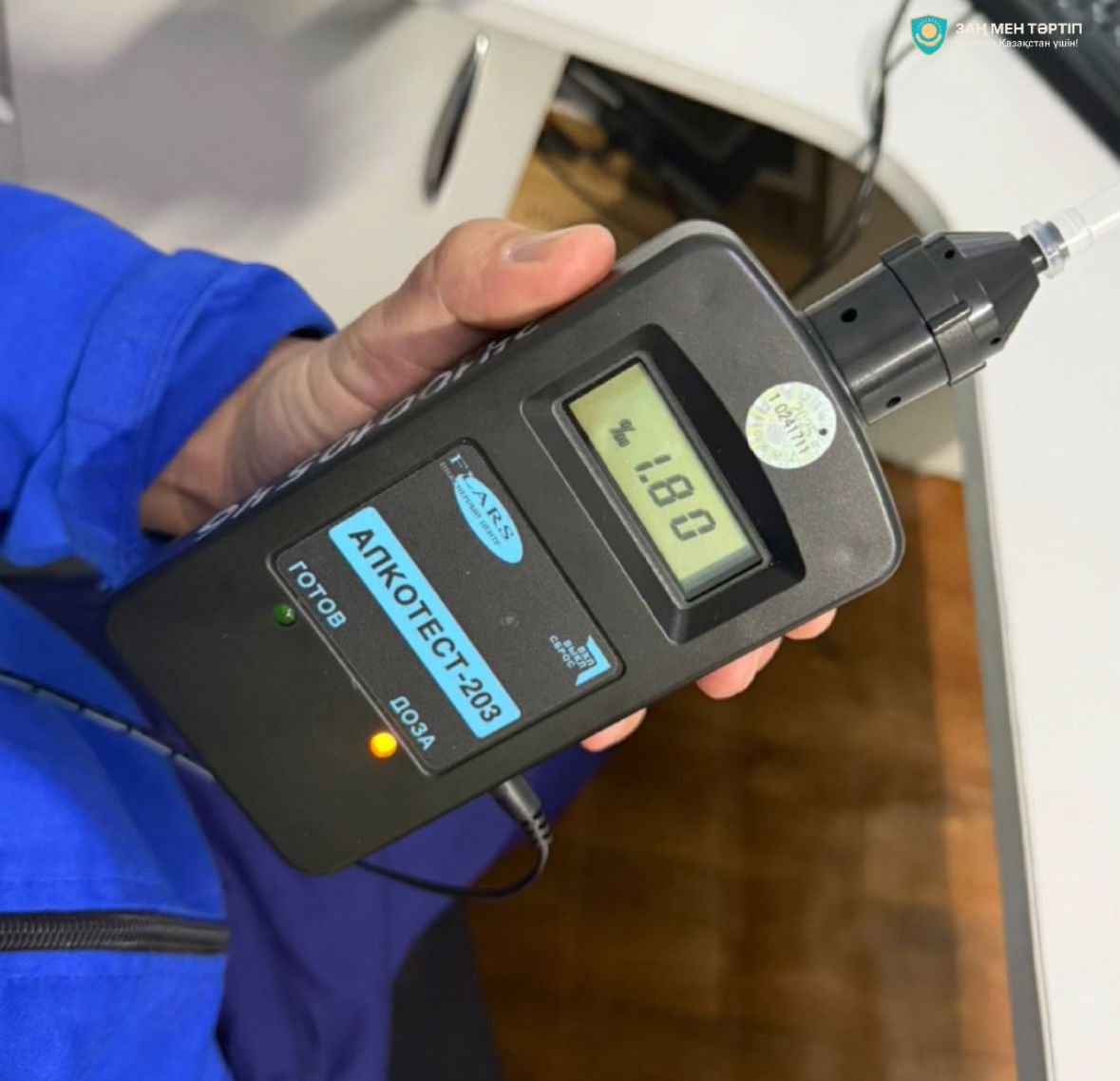 ШҚО полицейлері мас жүргізушіні дер кезінде тоқтатып жол апатының алдын алды