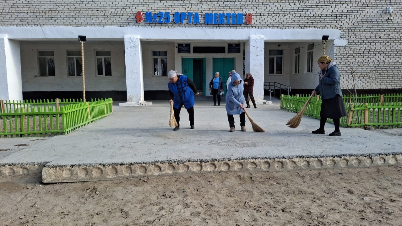 ОКРУГТЕ СЕНБІЛІК ЖҰМЫСТАРЫ ЖҮРГІЗІЛУДЕ