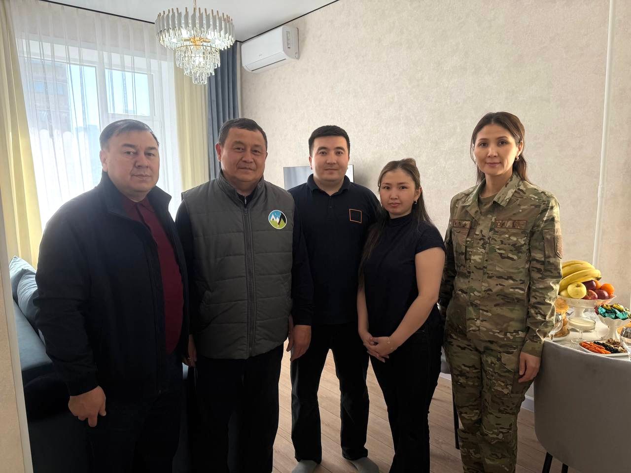 ТЖМ қызметкерінің отбасына пәтер кілті табысталды