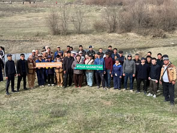 ТҮРКІСТАНДА «МӨЛДІР БҰЛАҚ» ЖАЛПЫҰЛТТЫҚ ЭКОЛОГИЯЛЫҚ АКЦИЯСЫ ӨТТІ