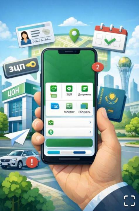 Мобильный ЦОН: сколько услуг казахстанцы получают через приложение