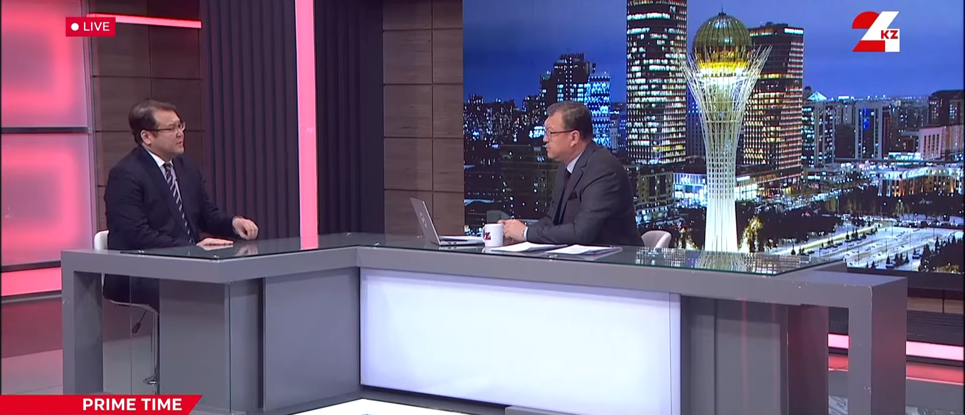 Заместитель председателя Агентства по делам государственной службы Республики Казахстан Салауат Муксимов дал интервью программе «Prime time» телеканала «Хабар 24»