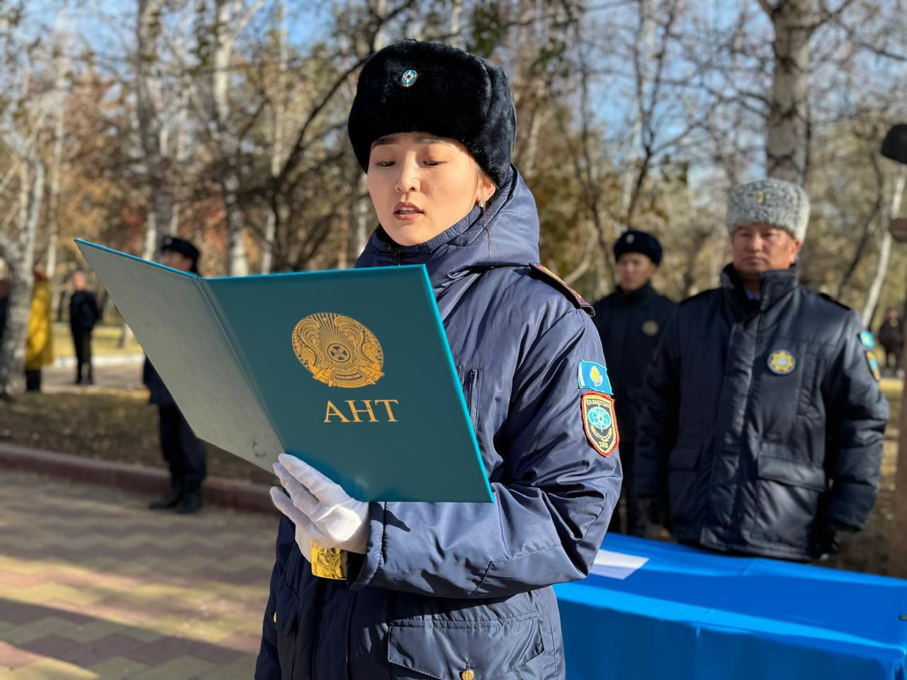 Смелость, мечта и форма: история офицера Аружан Ахметжановой