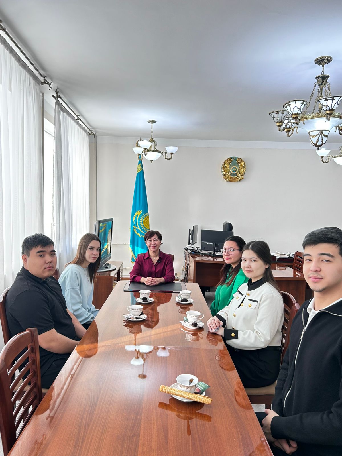 Студенттермен кездесу өткізілді
