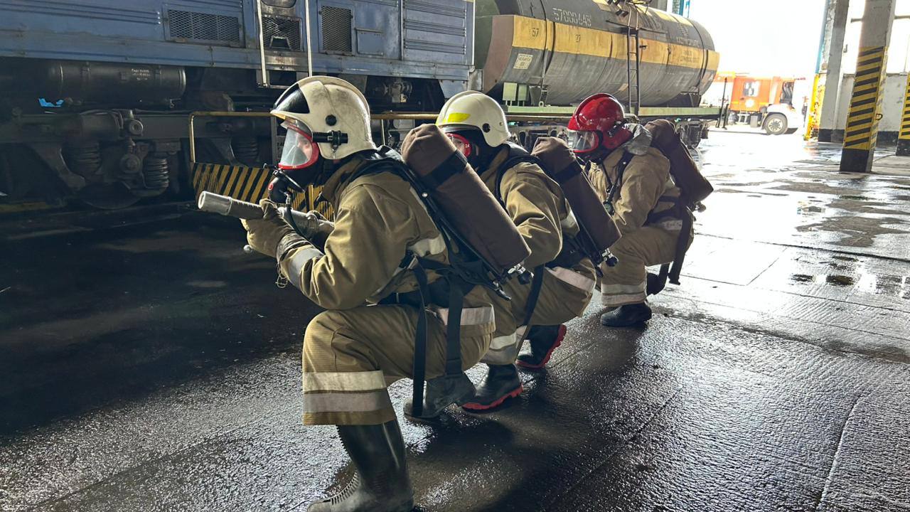 Шартты өрт дер кезінде сөндірілді