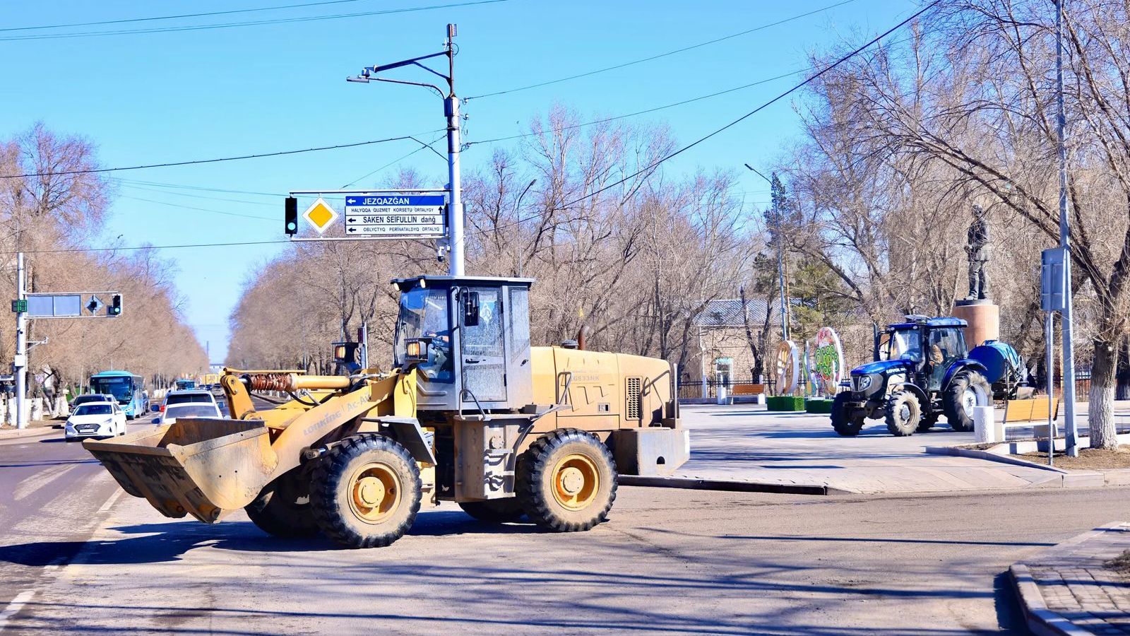Ермаганбет Булекпаев сделал замечания по уборке Караганды  &nbsp;