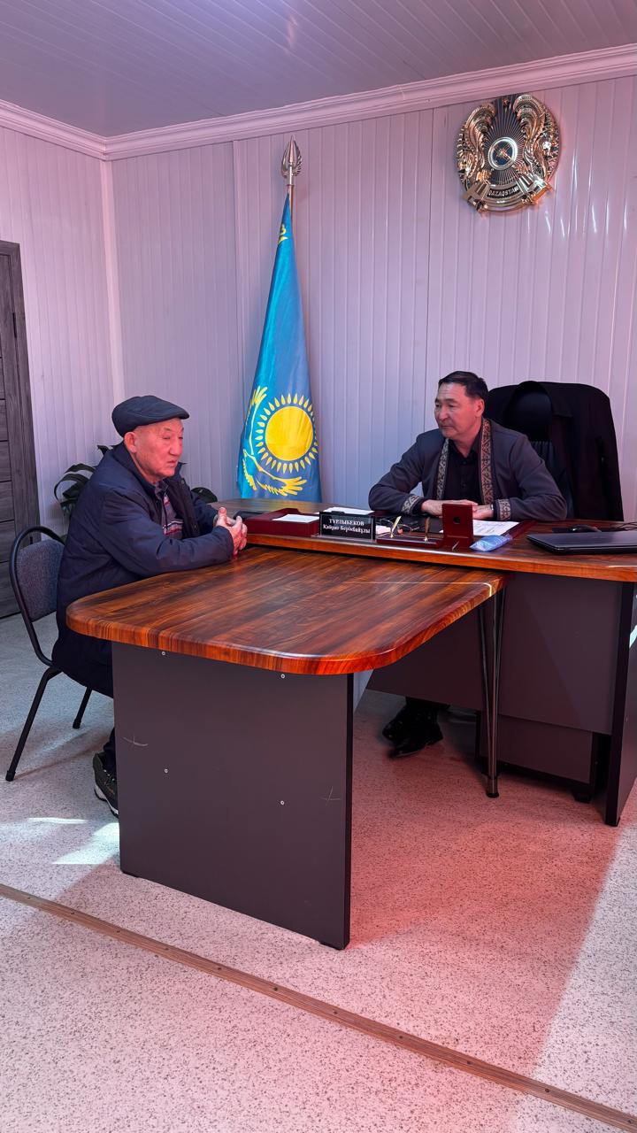 Округ әкімінің жеке қабылдауы өтті.