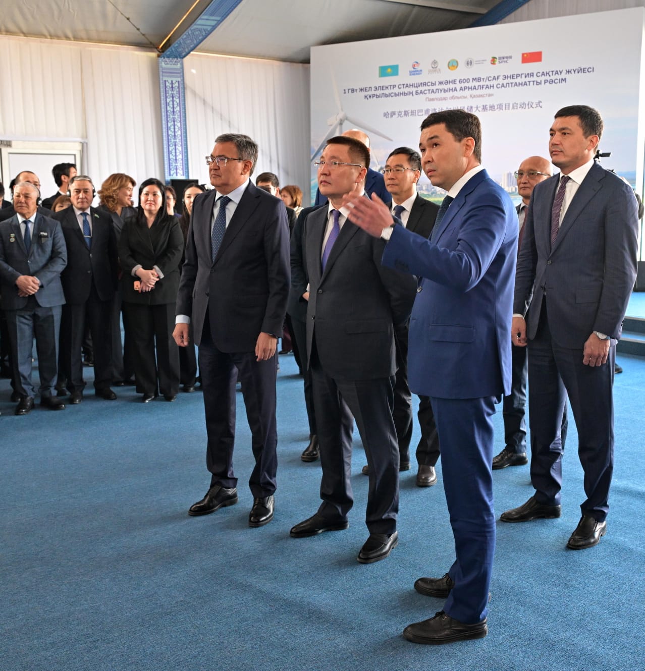 Павлодар облысында Қазақстандағы ең ірі энергетикалық жобалардың бірі - қуаты 1 ГВт болатын, энергия жинақтау жүйесімен жабдықталған жел электр станциясының құрылысы басталды