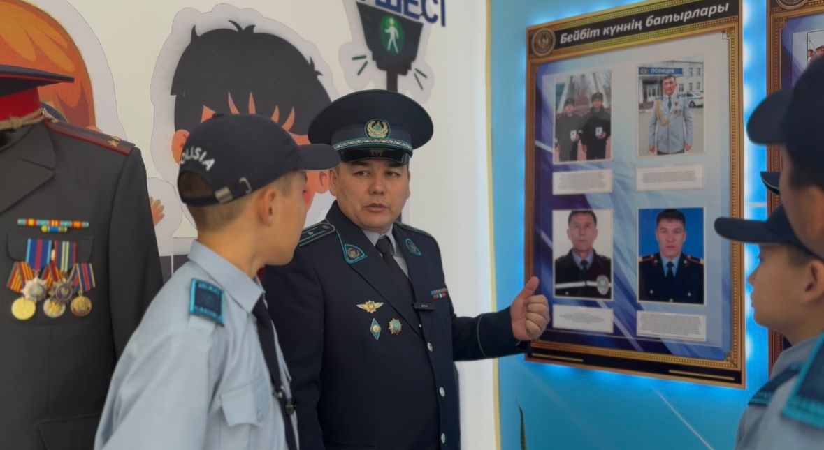«Сатқанбаев Жолдасқали Қаулабайұлы құрметіне «Жас сақшы» сыныбы ашылды»