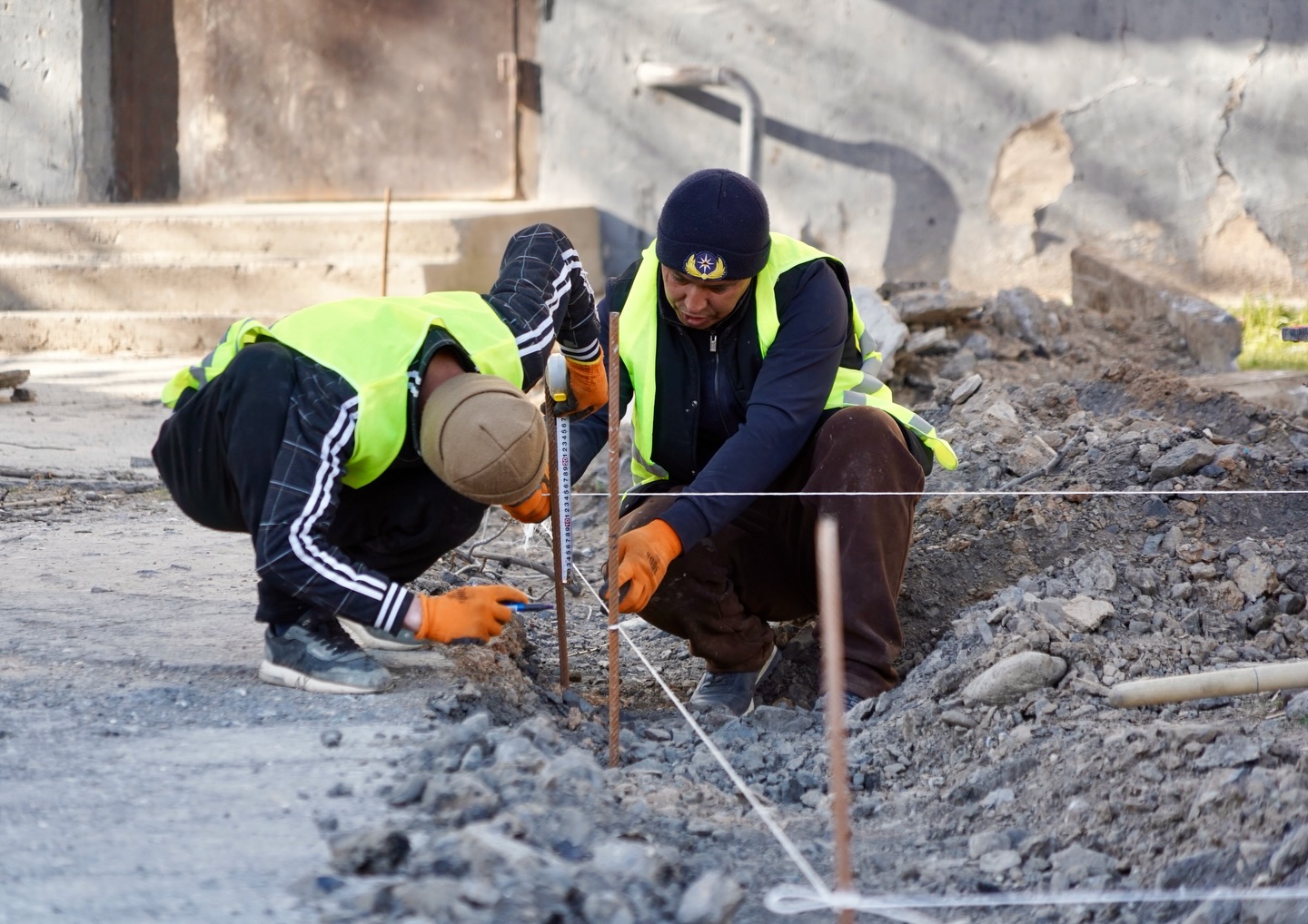 КЕНТАУДА АУЛАЛАРДЫ АБАТТАНДЫРУ ЖҰМЫСТАРЫ БАСТАЛДЫ