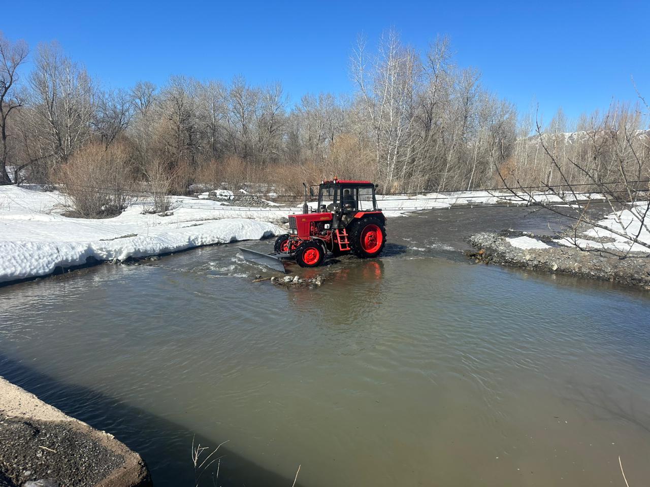 Көктемгі су тасқынының алдын алу