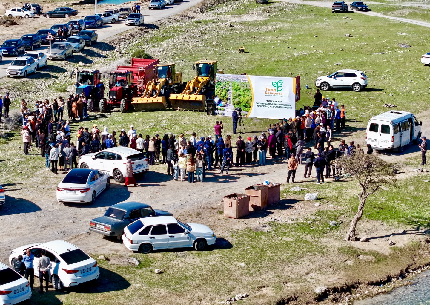 КЕНТАУДА «МӨЛДІР БҰЛАҚ» ЭКОАКЦИЯСЫ ӨТІП, 20 ТОННА ҚОҚЫС ШЫҒАРЫЛДЫ