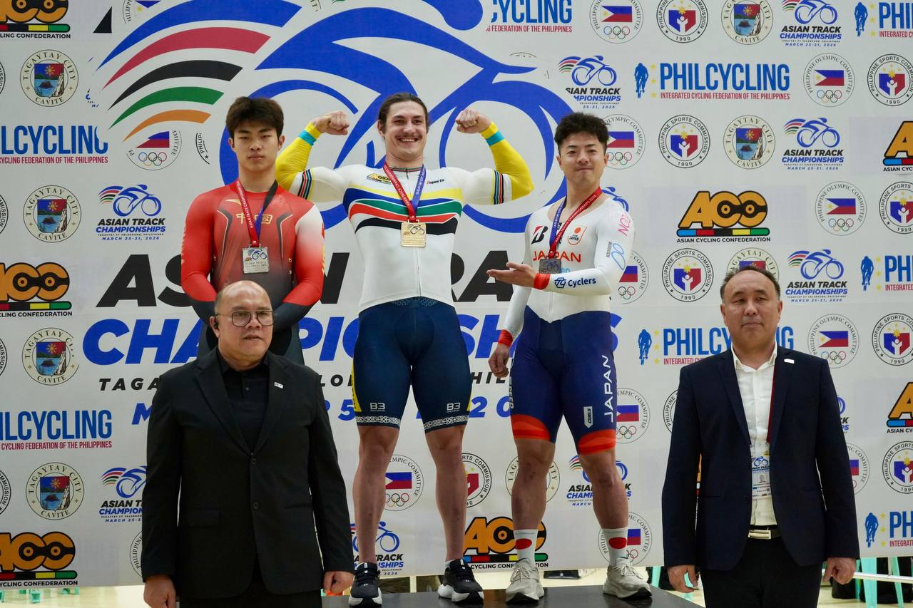 Кирилл Курдиди велотректен Азия чемпионатында Қазақстан қоржынына алғашқы алтын медаль салды