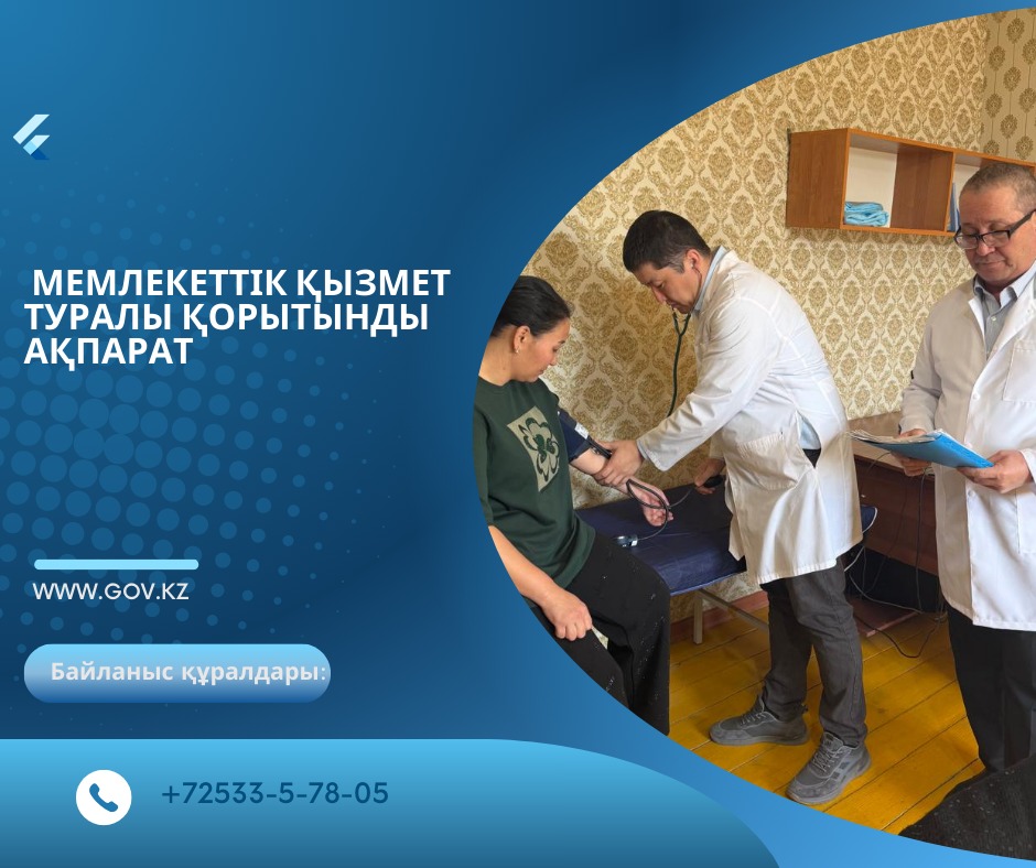 Мемлекеттік қызмет туралы қорытынды ақпарат.