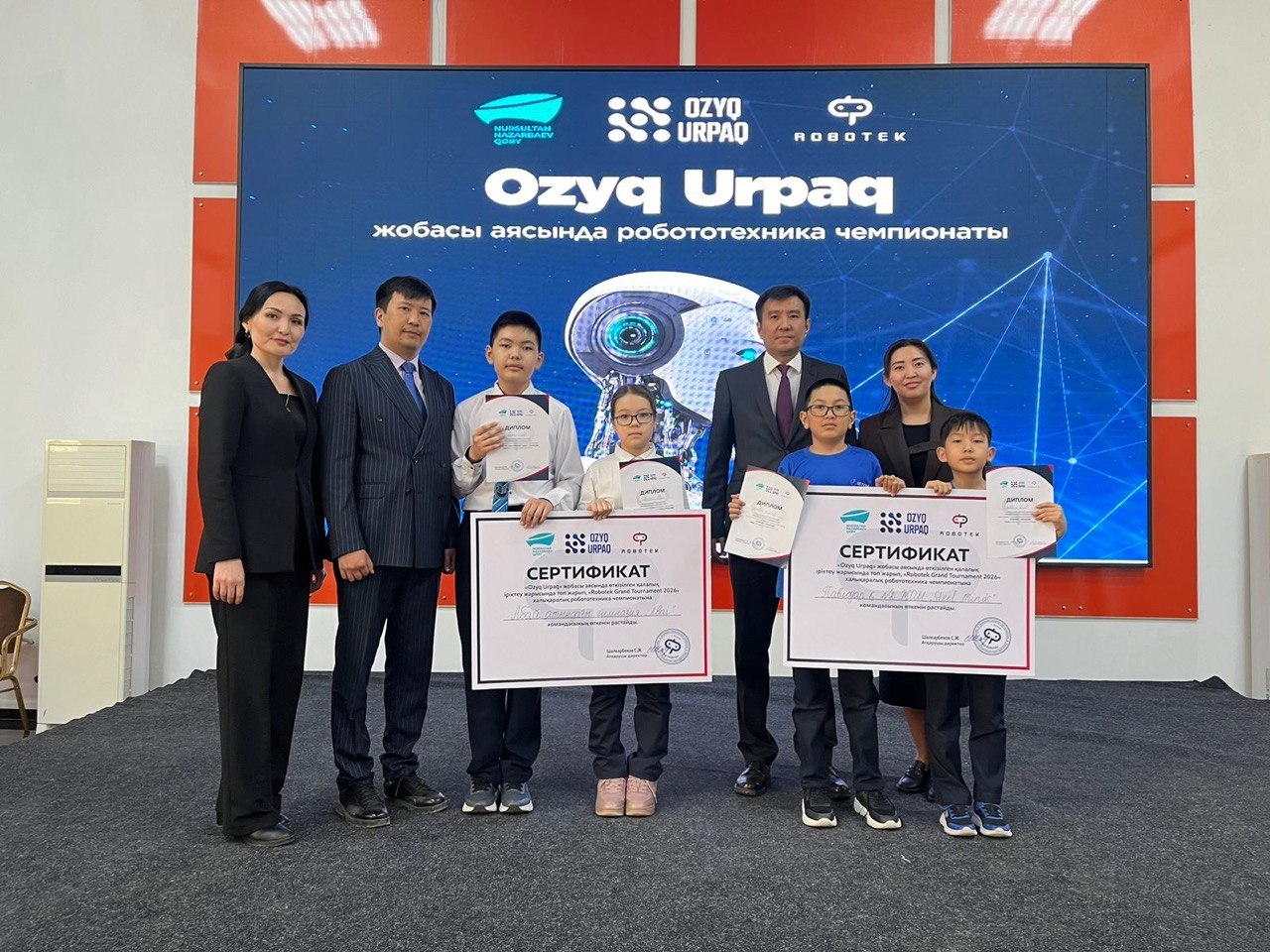 «Ozyq Urpaq» жобасы аясында өңірлік робототехника турнирі