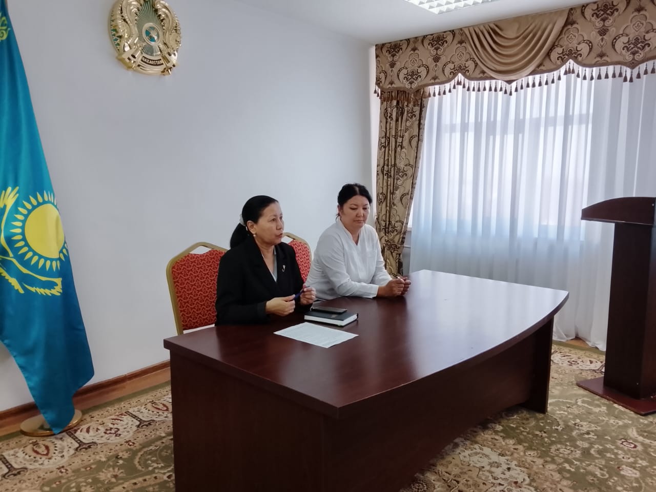 Халықты әлеуметтік қорғау саласындағы реттеу және бақылау комитетінің Қызылорда облысы бойынша  департаментінің қызметкерлеріне ҚР Сыбайлас жемқорлыққа қарсы іс-қимыл туралы заңнаманың және Әдеп кодексінің талаптарын сақтау мәселелері бойынша құқықтық сабақ өткізілді.