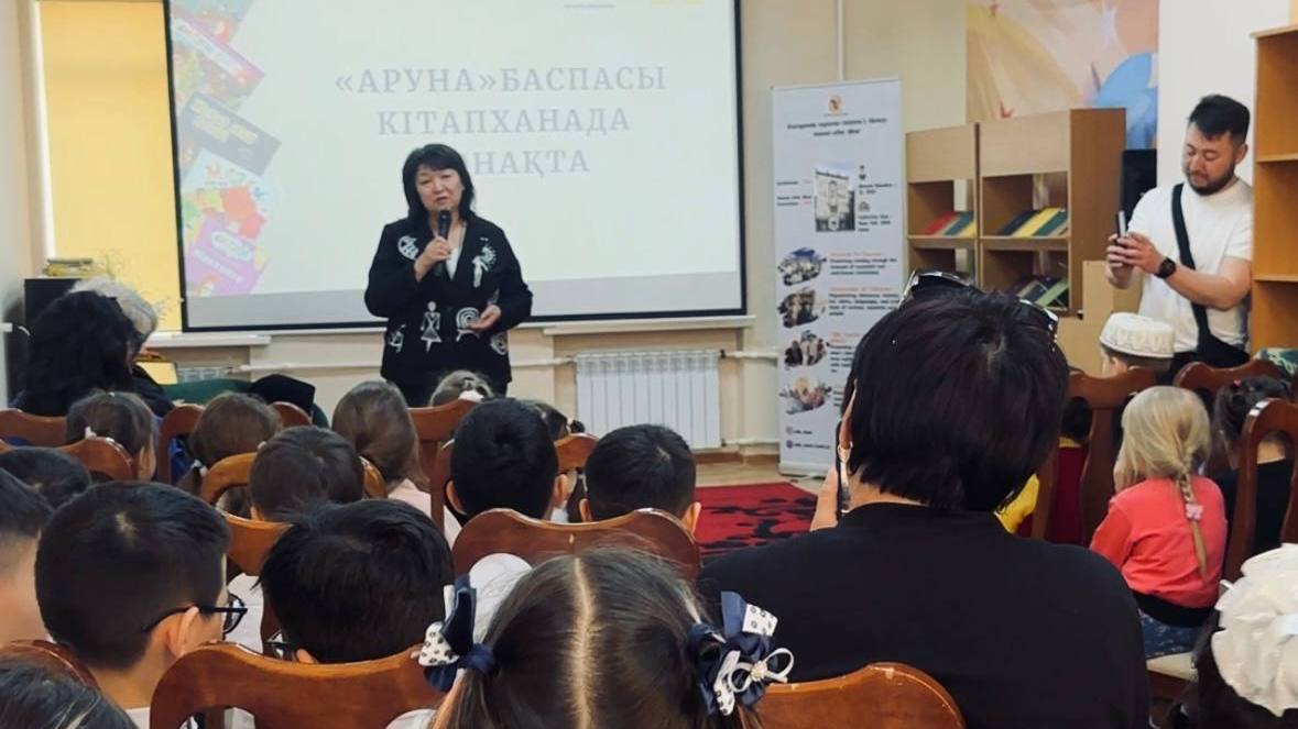 В библиотеке Караганды стартовали встречи детей с казахстанскими издателями
