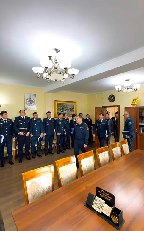 Глава полиции Шымкента обозначил приоритетные задачи сотрудникам Енбекшинского РУП