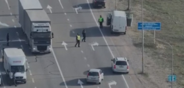 Жамбыл облысы жолдарында дрондар арқылы құқық бұзушылықтар анықталуда