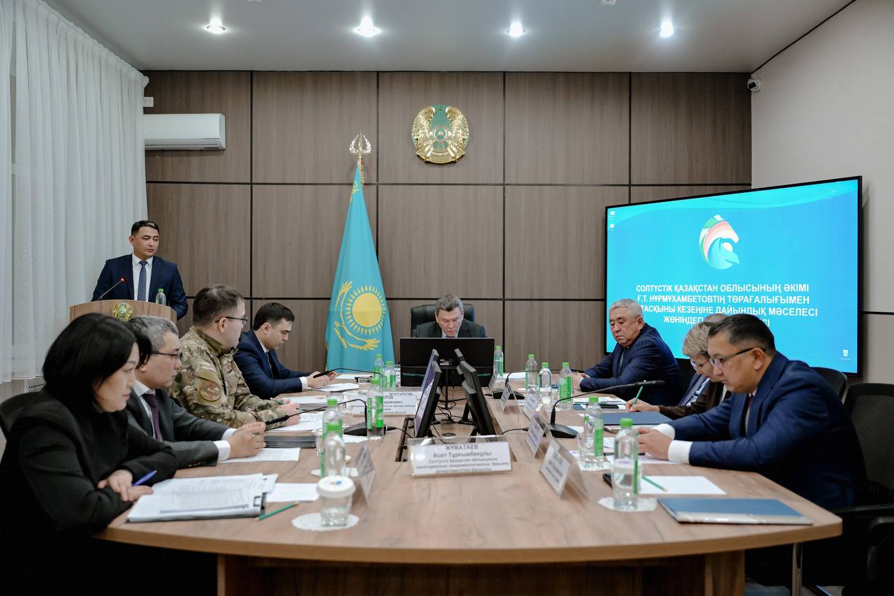 Аким СКО провел кустовое совещание с акимами близлежащих районов