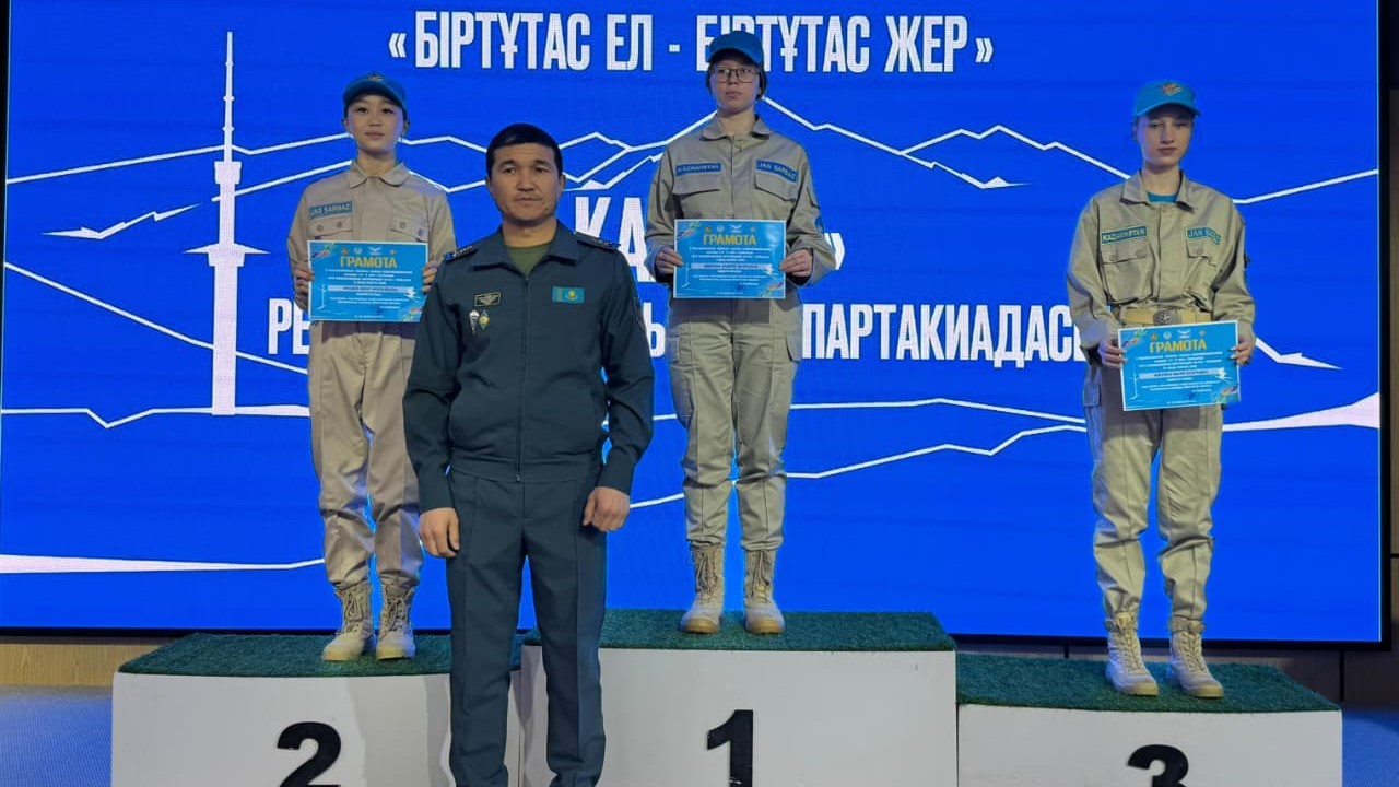 Команда Акмолинской области завоевала «серебро» на республиканской спартакиаде «Қалқан»
