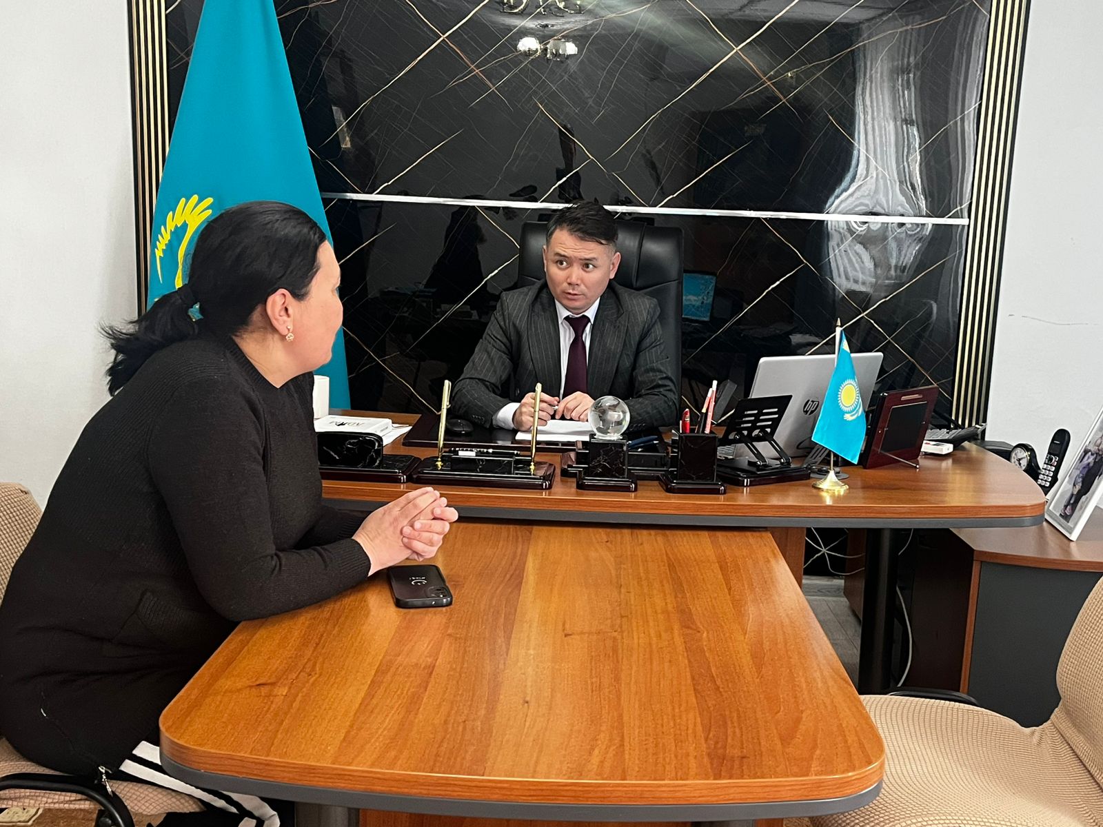 Жанама ауылдық округінің әкімі жеке қабылдау өткізді