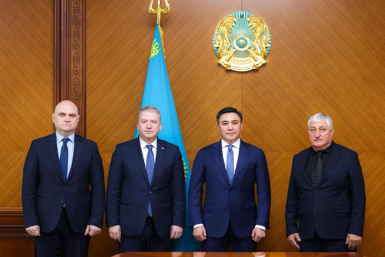 ВСТРЕЧА С ПОСЛОМ ГРУЗИИ В ГОРОДЕ ШЫМКЕНТ