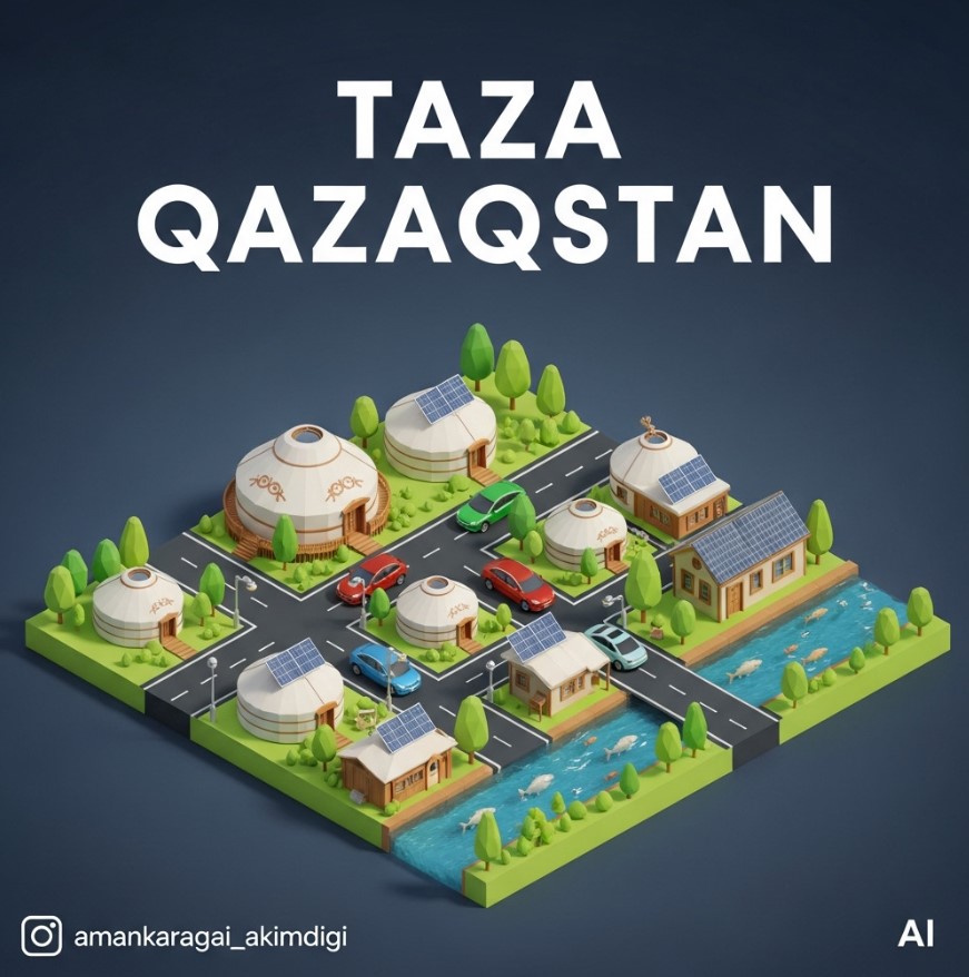 Әрбір қала, әрбір ауыл таза әрі көркем болуы тиіс.