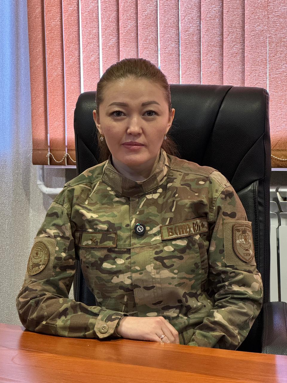 Аяулым Кекиева – төтенше жағдайлар қызметінің офицері