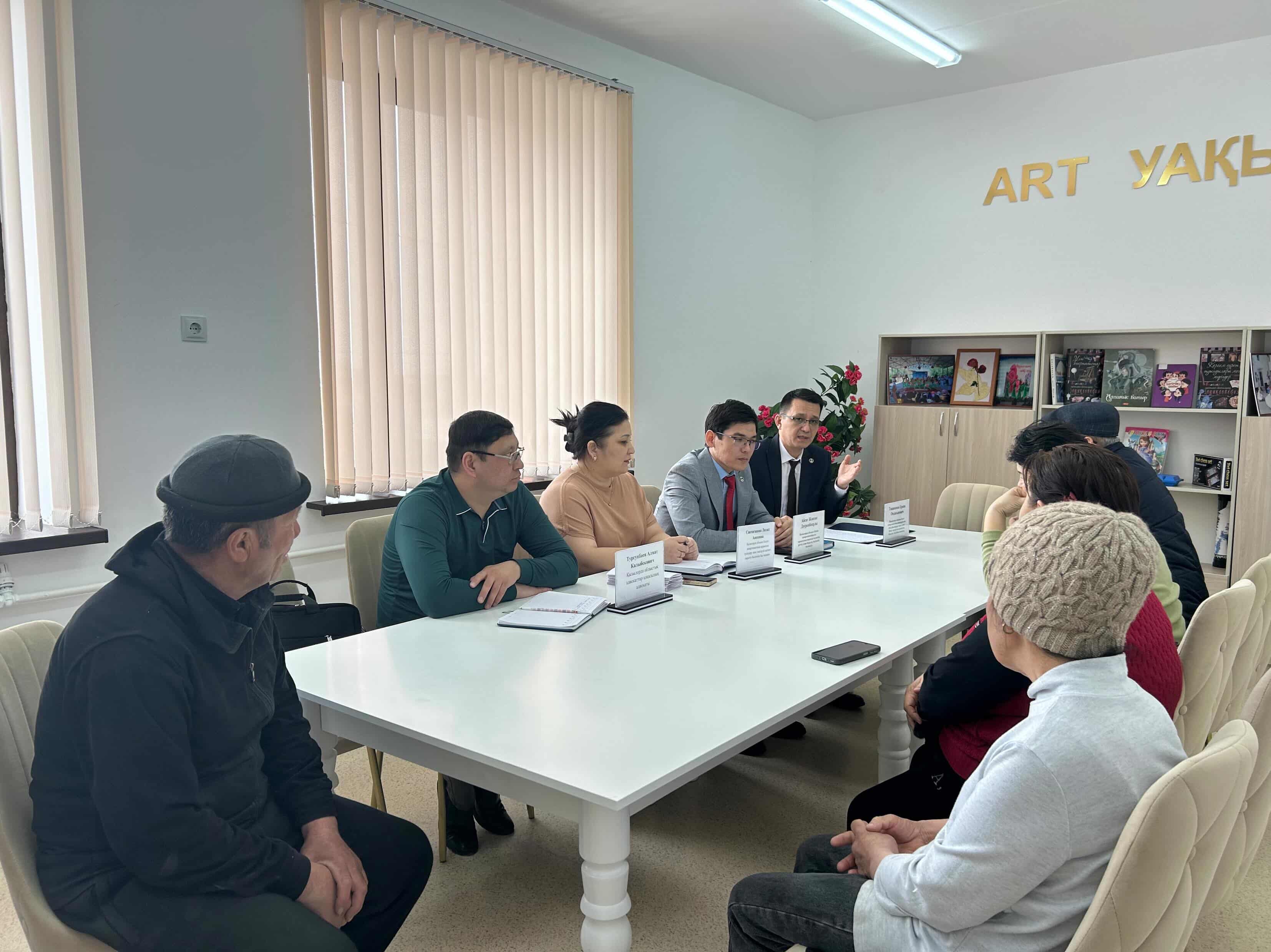 Талсуат ауылдық округінде тұрғындарымен кездесу өткізілді