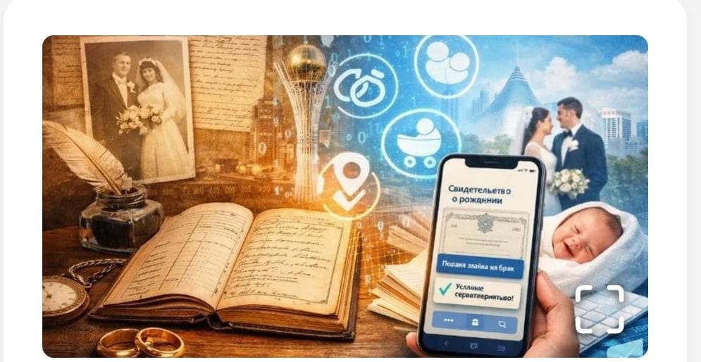 Қазақстандағы АХАТ қызметіне 105 жыл: өмірлік оқиғаларды тіркеу қалай цифрландырылды