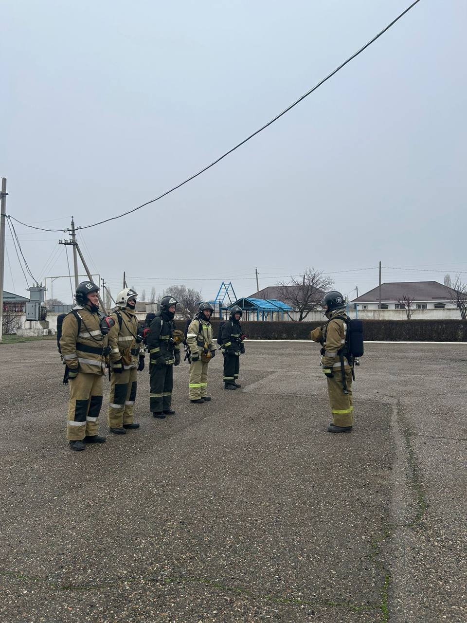 Т. Рысқұлов ауданында таза ауада оқу-жаттығу өтті
