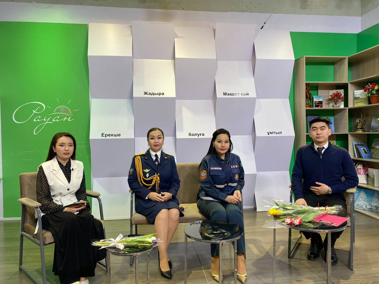 Тікелей эфирдегі мерекелік кездесу