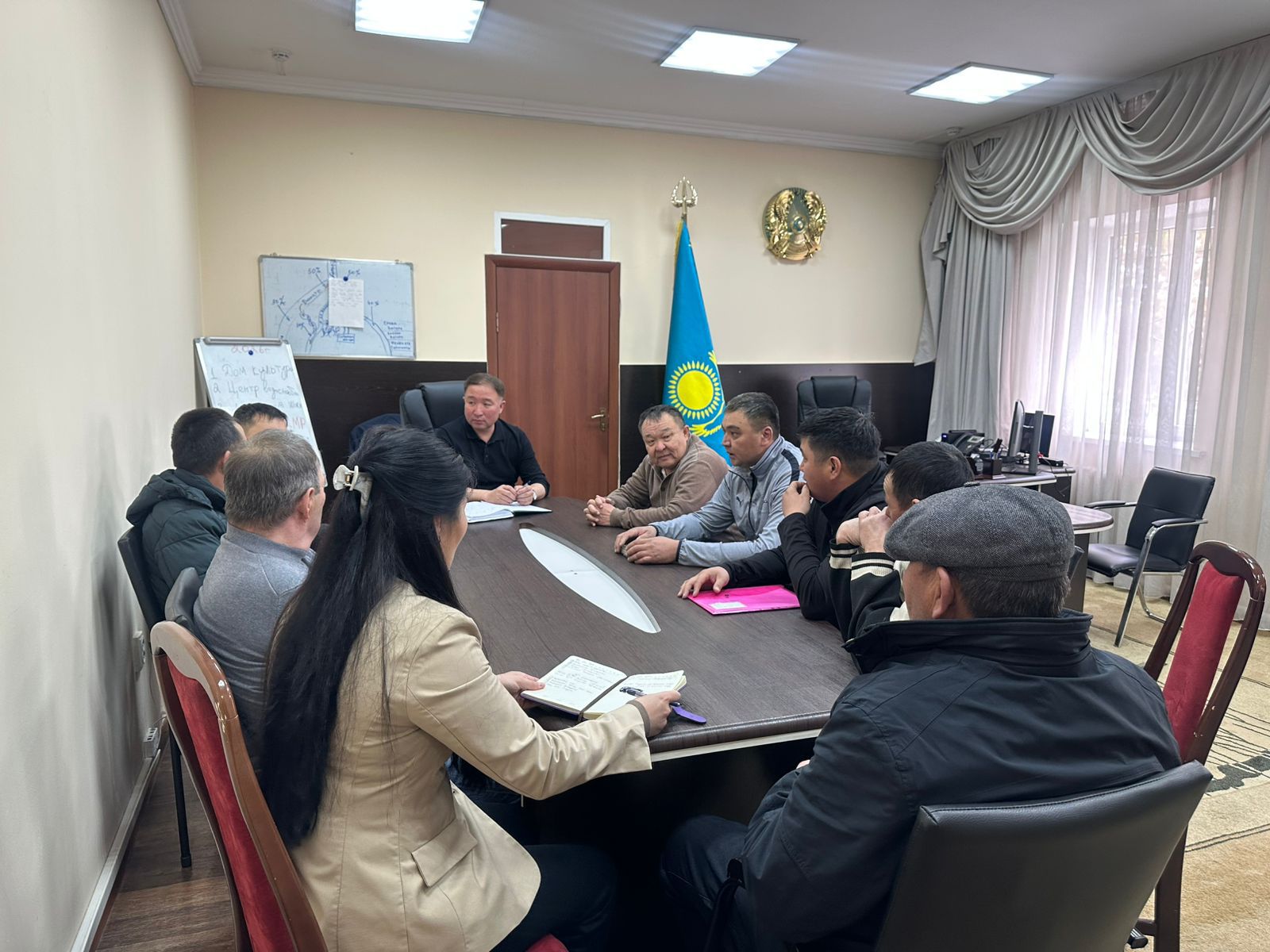 Шаруа қожалықтарының басшыларымен кездесу