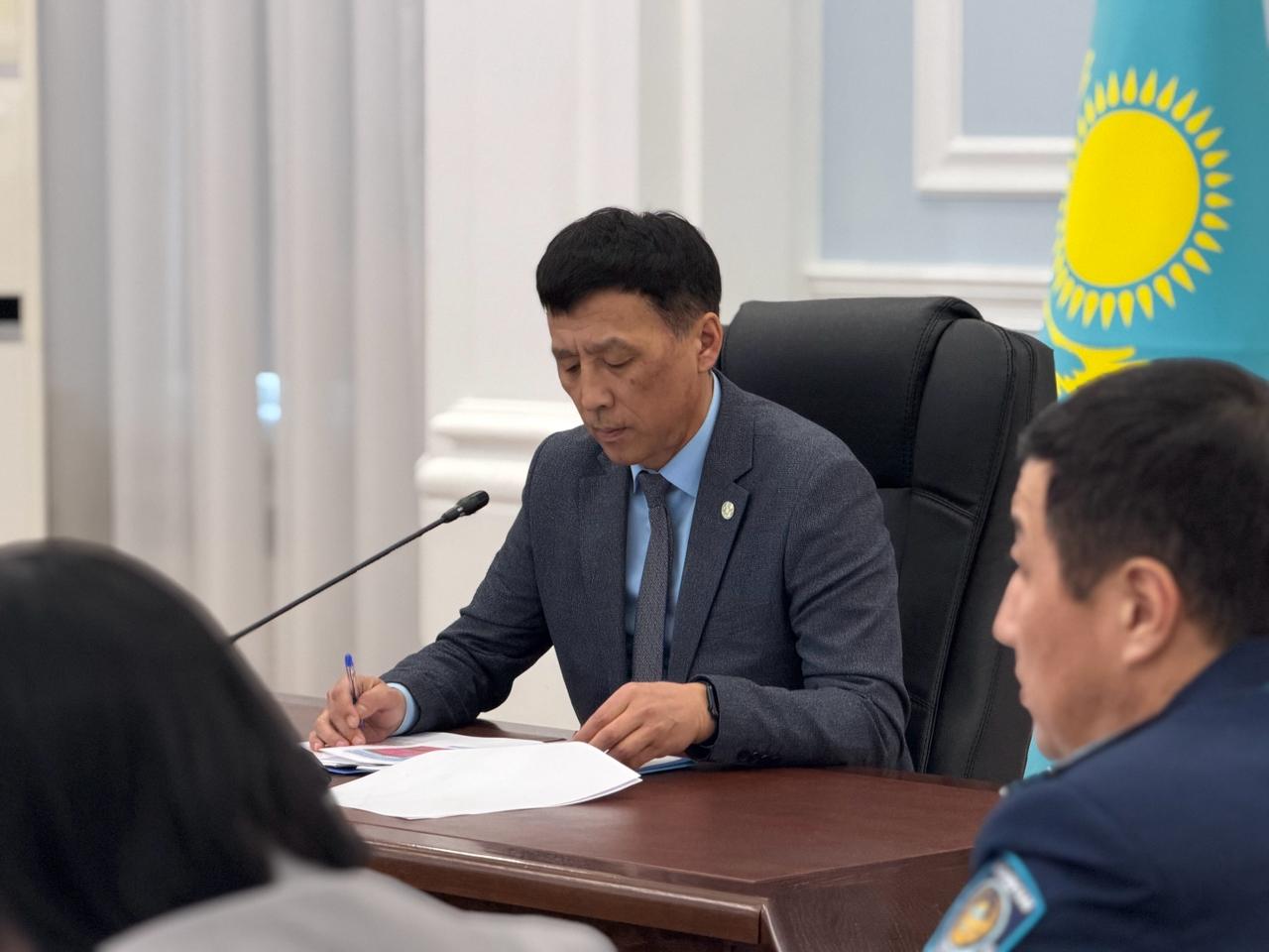 В областном акимате состоялось заседание штаба