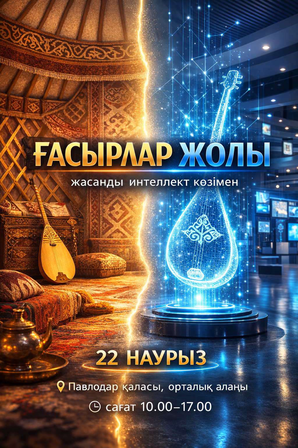 «Ғасырлар жолы: жасанды интеллект көзімен» атты ерекше көрме