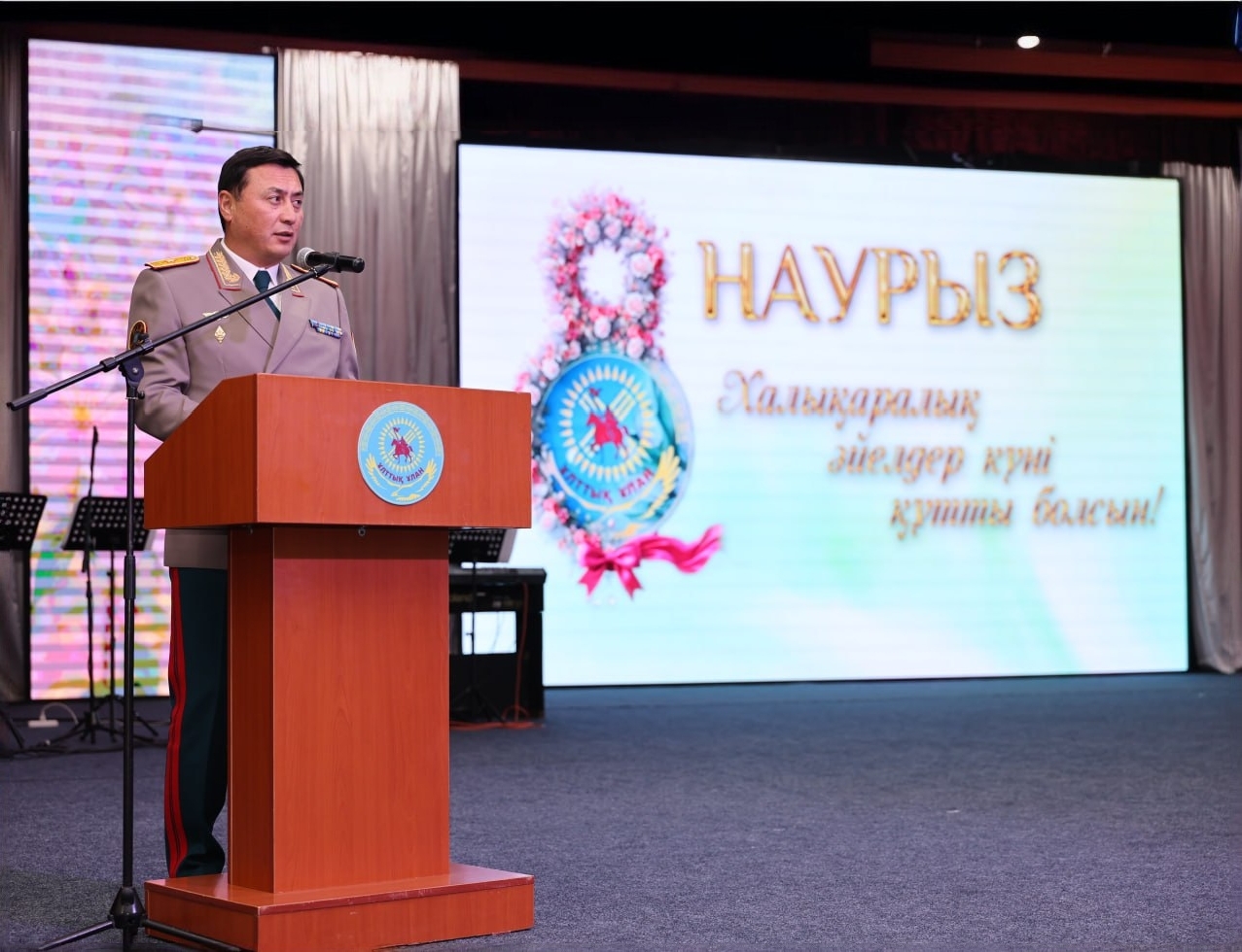 Ұлттық ұланда 8 наурыз мерекесіне арналған салтанатты шара өтті
