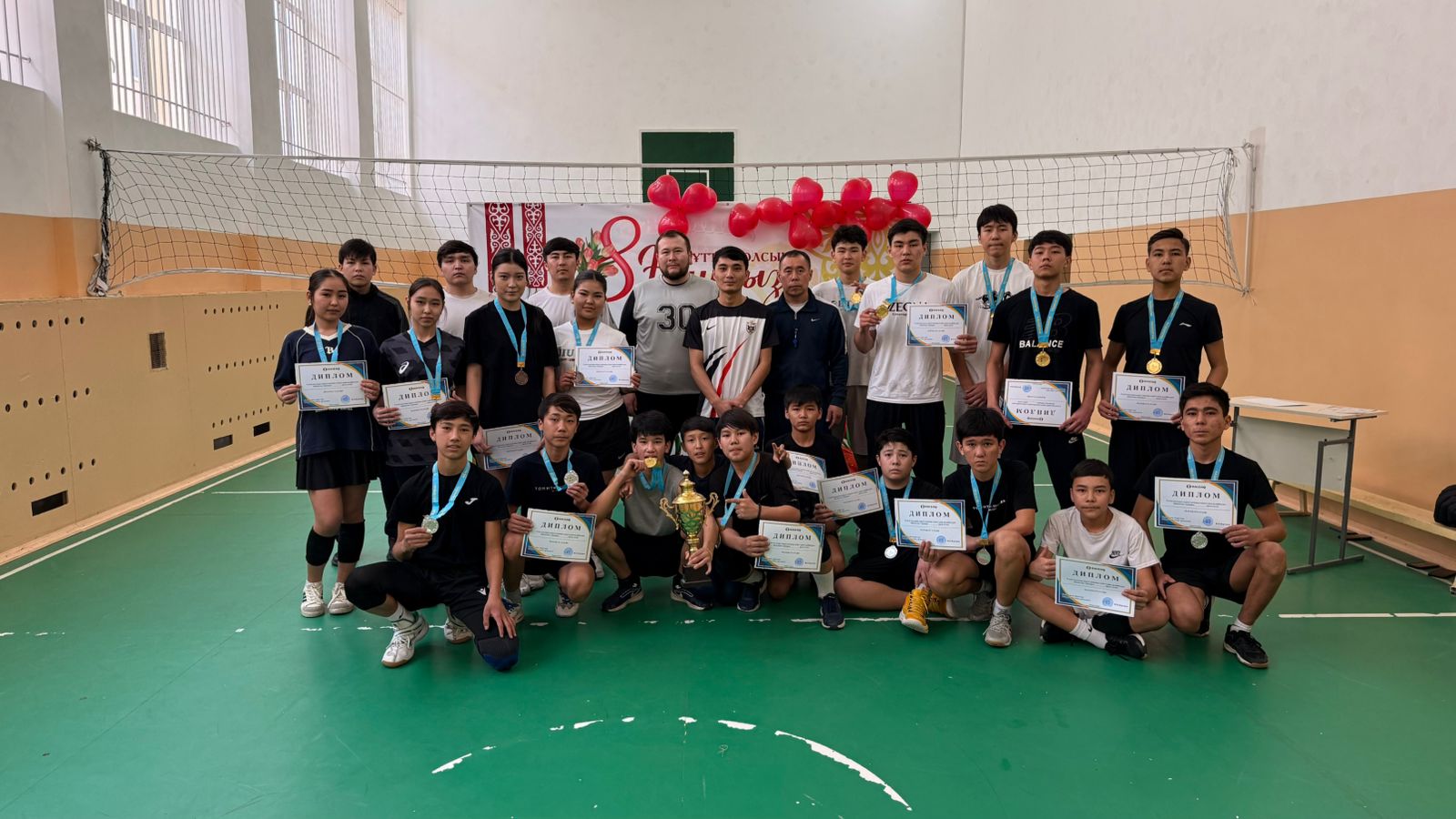 Үлгілі ауылында волейболдан аймақтық турнир өтті