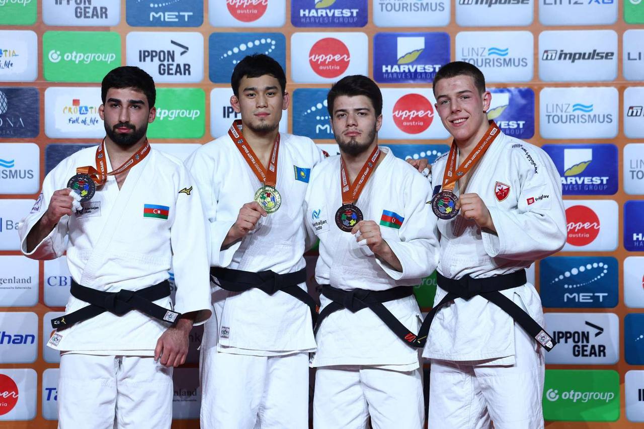 Дзюдо: сборная Казахстана завершила Гран-при Австрии с 1 золотой и 1 бронзовой медалями