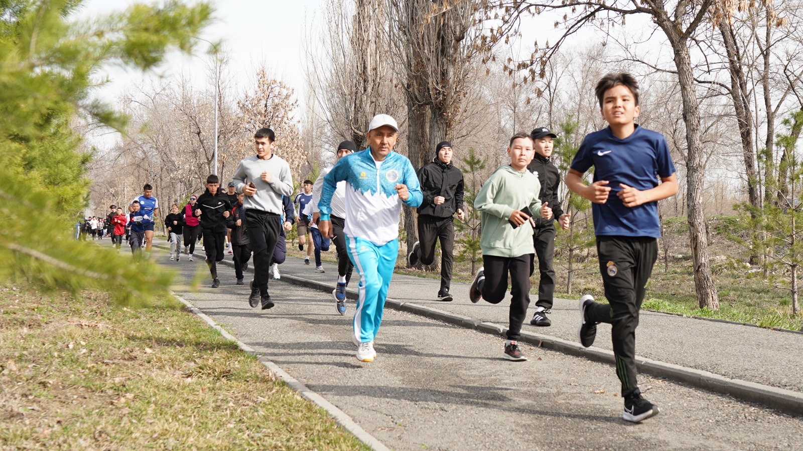 В Талдыкоргане организован массовый забег под девизом «Спорт есірткіге қарсы»