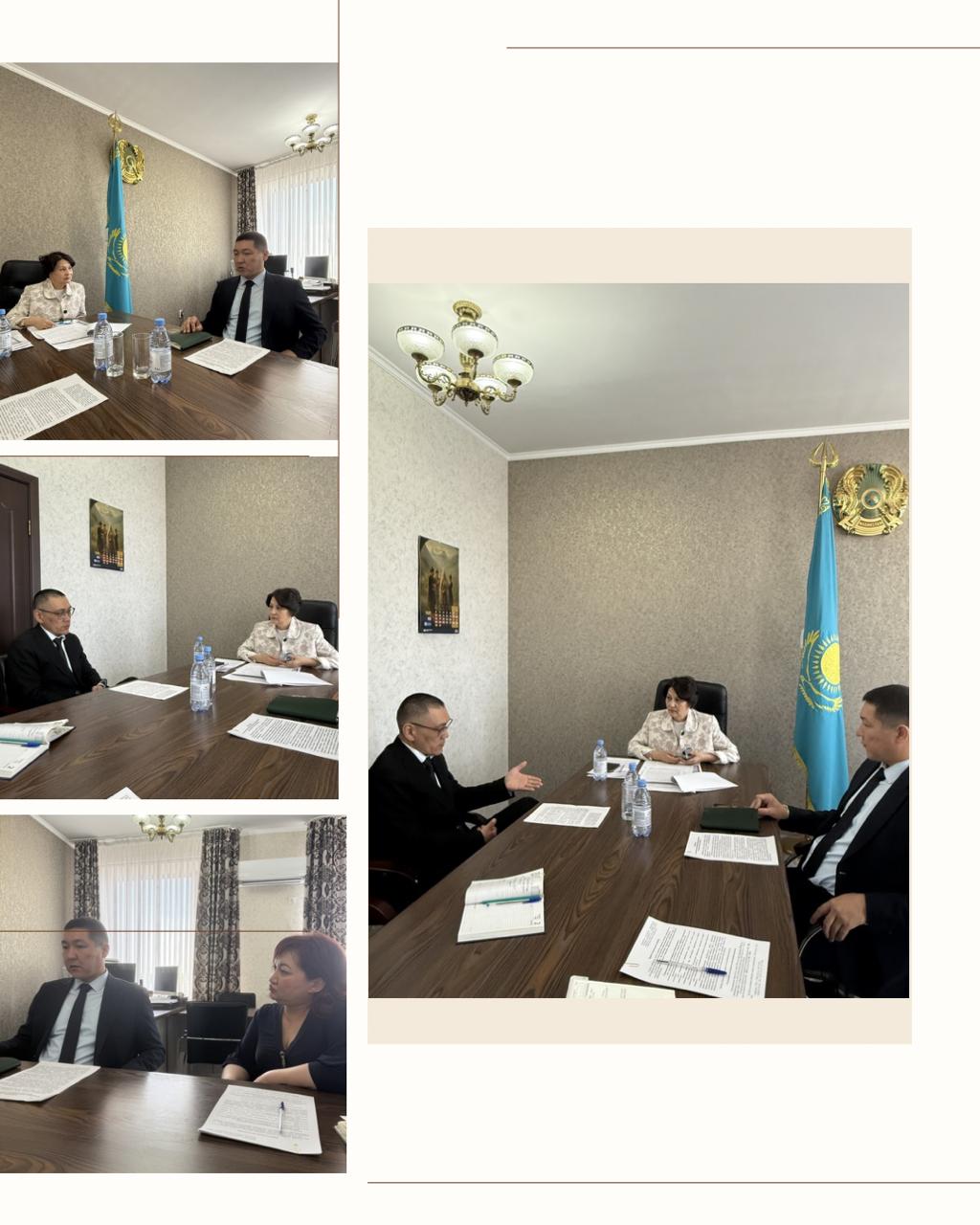 Қостанай облысы әкімдігінің денсаулық сақтау басқармасы басшылығының және Қазақстан Республикасы Денсаулық сақтау министрлігі Медициналық және фармацевтикалық бақылау комитетінің Қостанай облысы бойынша департаментінің қатысуымен жұмыс кеңесі