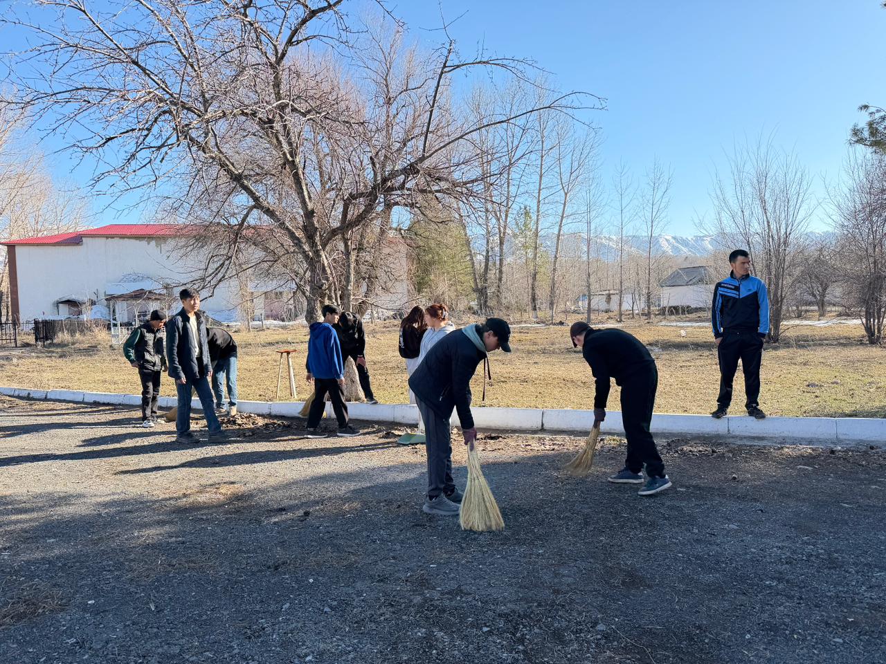 Колледжде санитарлық тазалық жұмыстары жүргізілді