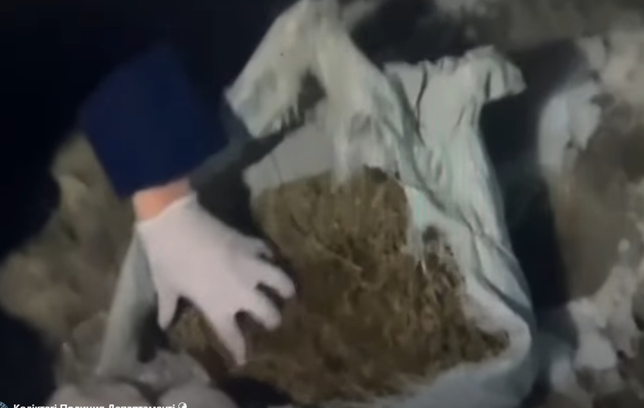 Көлік полицейлері теміржол торабында ірі көлемдегі есірткі затын анықтады